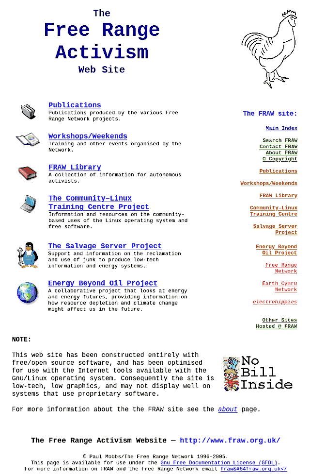 BOKK Library: ‘FRAW website main index, January 2006’