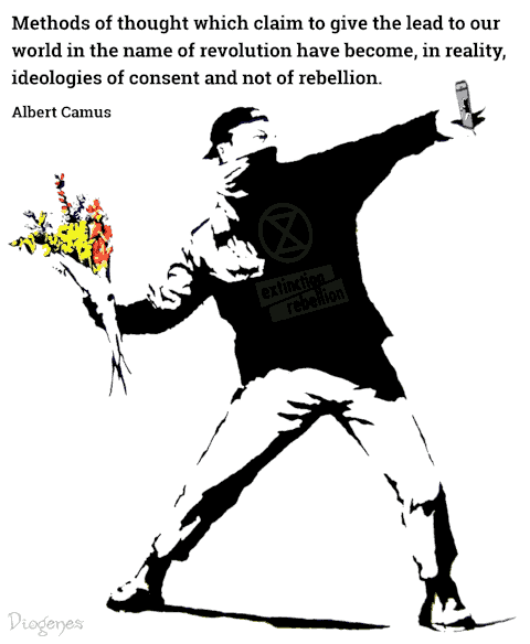 Diogenes Memes: ‘Methods of thought which claim to give the lead to our world in the name of revolution have become, in reality, ideologies of consent and not of rebellion.’