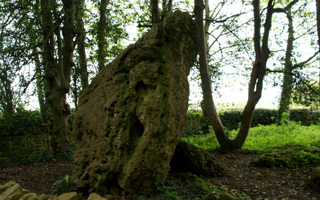 The browns of The Hoar Stone when the sun is a little brighter